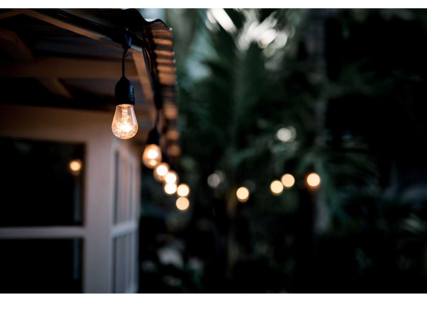 SNAPS - Patio String Lights (24-ft, 12 bulbs)